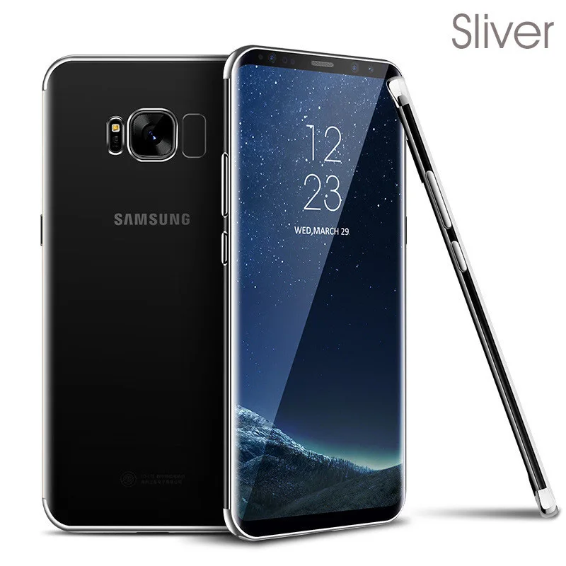 Silver 3 в 1 мягкий чехол для телефона Samsung Galaxy A7, чехол для Samsung A5 A3, чехол из ТПУ с покрытием для Samsung A6 A8 A9 Plus - Цвет: Silver