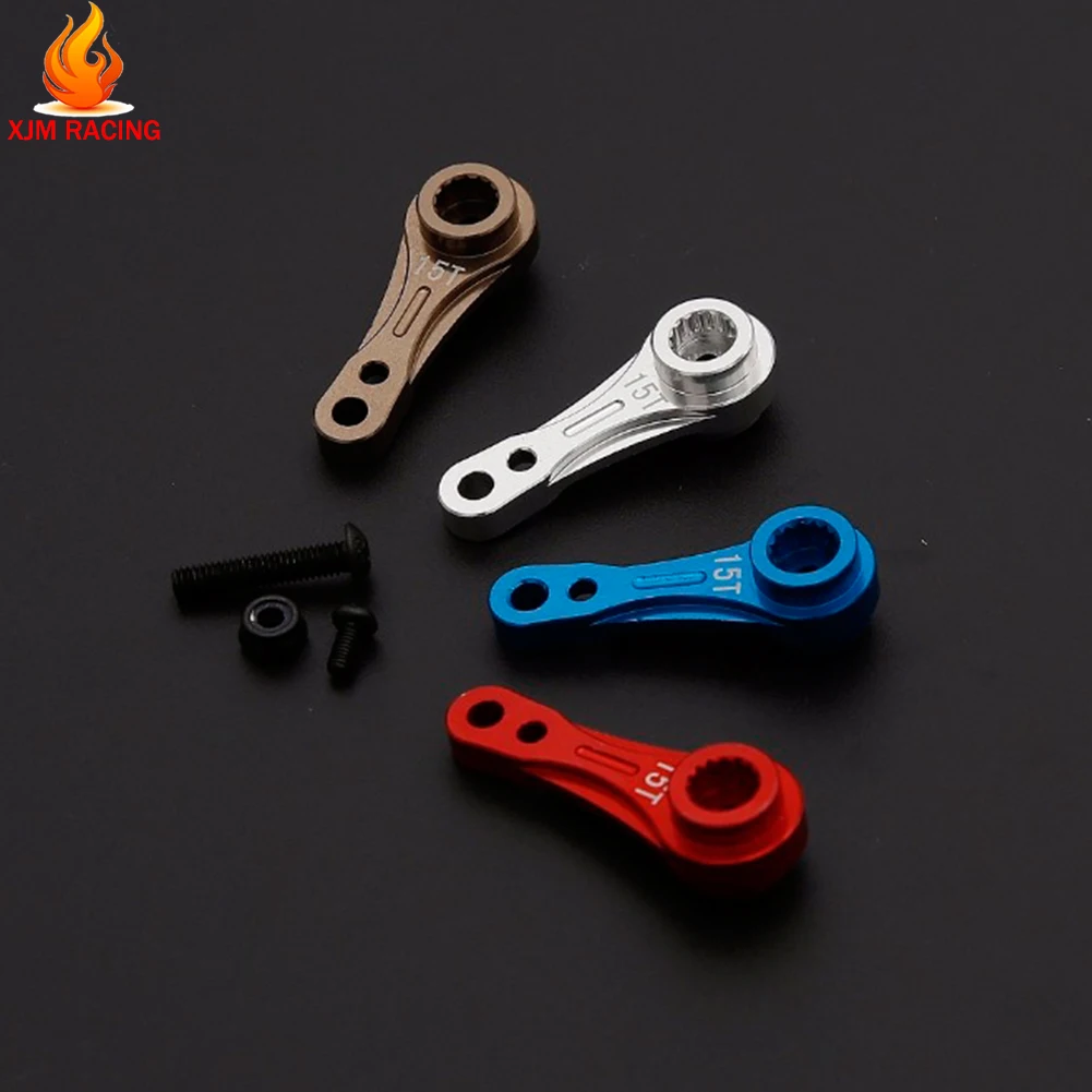 Металлический рулевой сервопривод с ЧПУ двухсторонний рокер 15T/17T для 1/5 Losi 5ive t Rovan