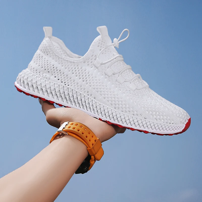 2021 Light Sneakers Tennis Sport Masculino Zapatillas Hombre Large size 44 Men Shoes Lace-up Comfortable Breathable Walking Shoe