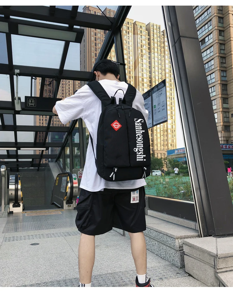 

2188 New Korean fashion trendy brand computer backpack casual all-match college style school bag