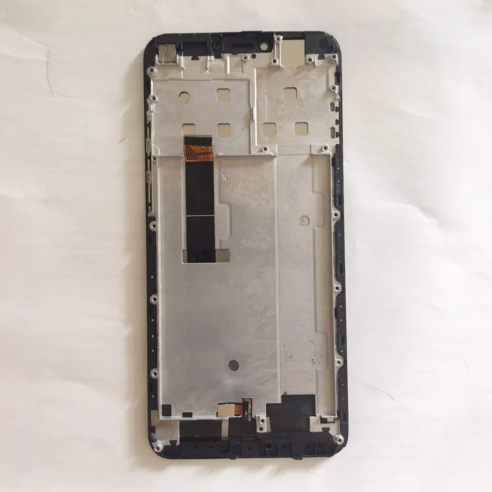 6 18 for doogee y7 plus lcd display touch screen digitizer assembly replacement repair spare part with frame phone accessories free global shipping