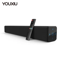 youxiu 100w tv sound bars 2 0 channel home theater sound system soundbar with touch screen bluetooth speakers built in subwoofer