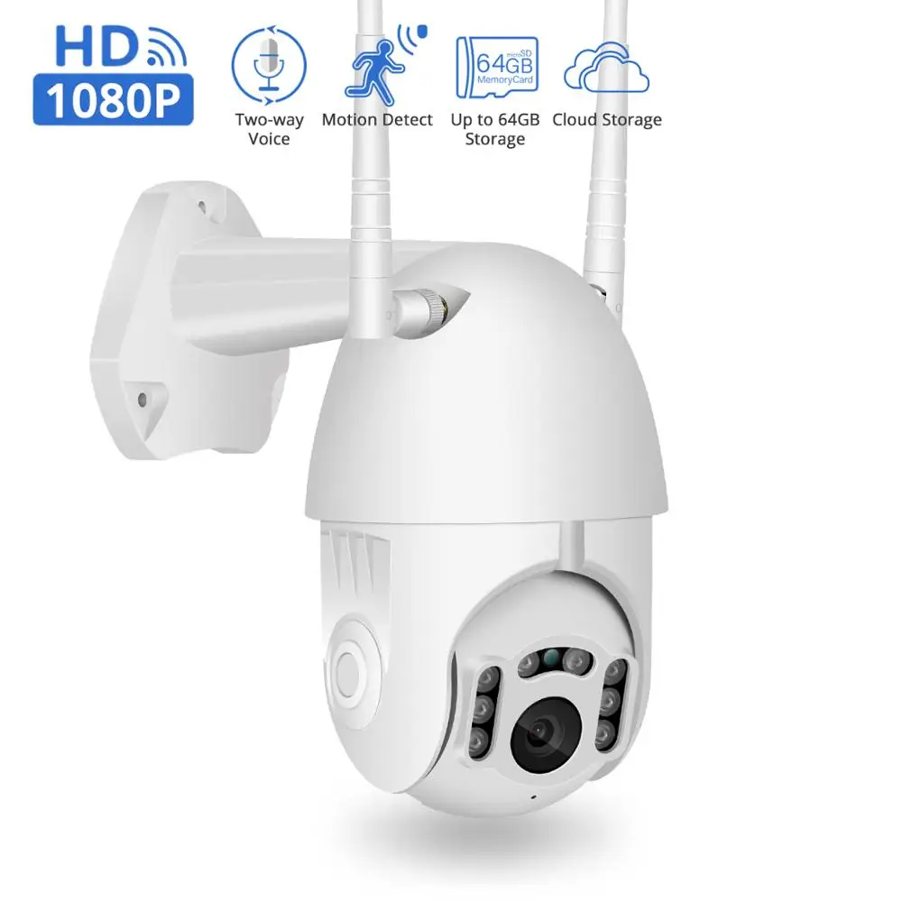 IP камера BESDERSEC 1080P купольная беспроводная уличная с поддержкой Wi Fi 2 МП|Камеры