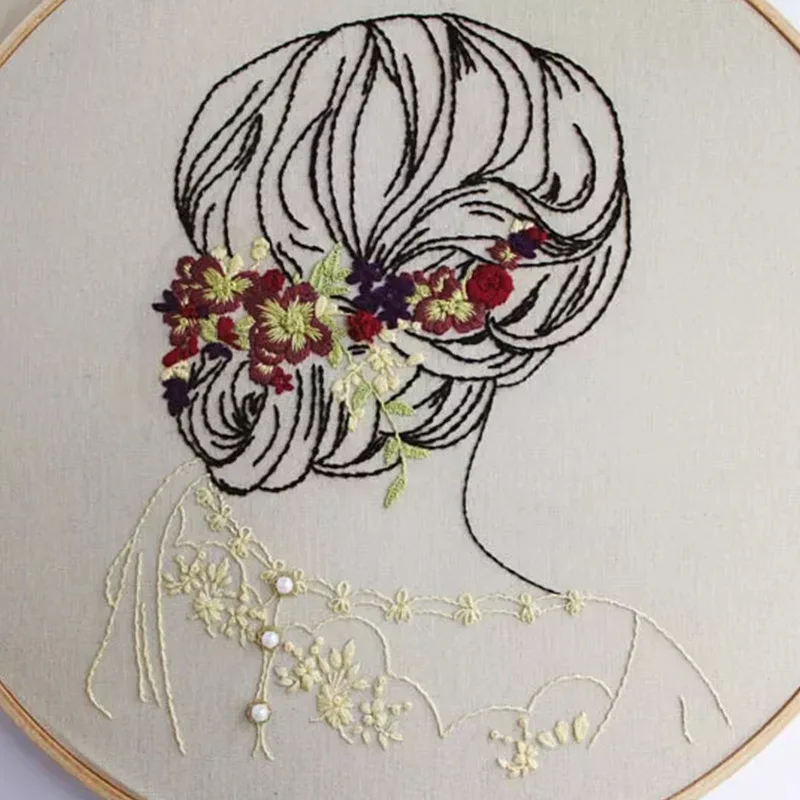 Вышивальные поделки ручная вышивка набор для начинающих Набор вышивания