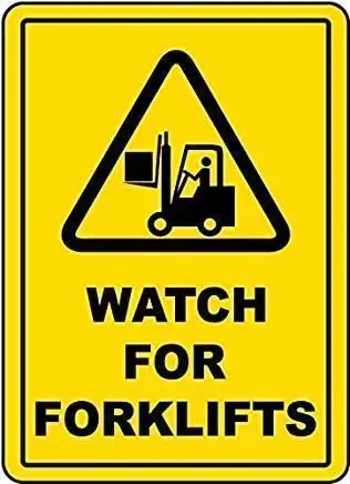 

Nonbrand Vintage Tin Sign,12" x 8",Watch Forklifts Floor Wall Sign Poster for Bar Park Metal Sign Wall Decor