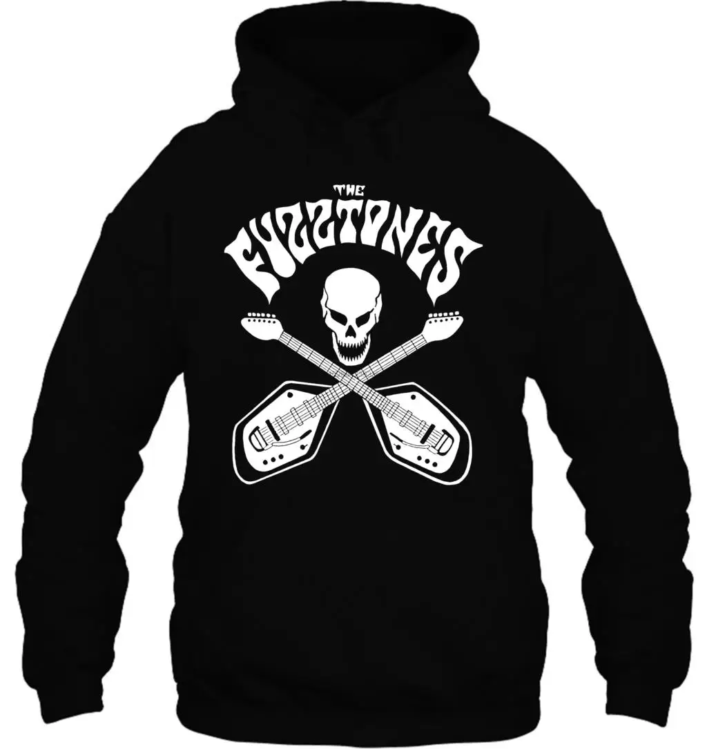 Мужская Толстовка Новинка! Черная и белая футболка с логотипом Fuzztones XS 3XL женская