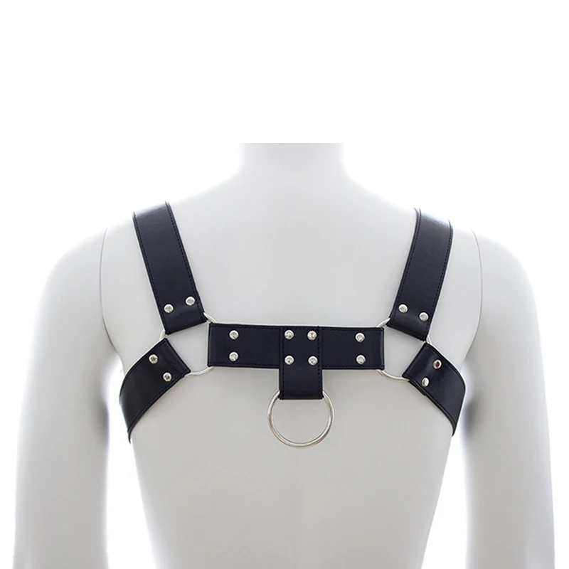 Новый бар мужской костюм диджея черный кожаный ремень для ночного клуба Gogo