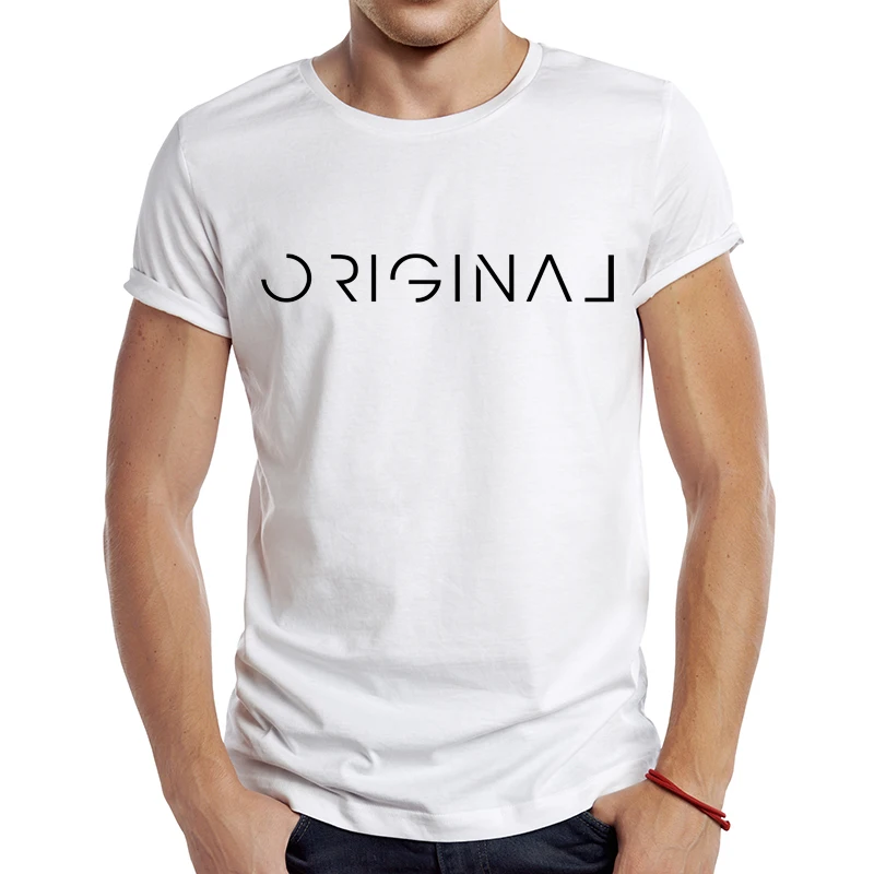 

2022 Men's New Fashion Original Letter Design Short Sleeve T-Shirt Cool Printed Tops Hipster Tee Shirts