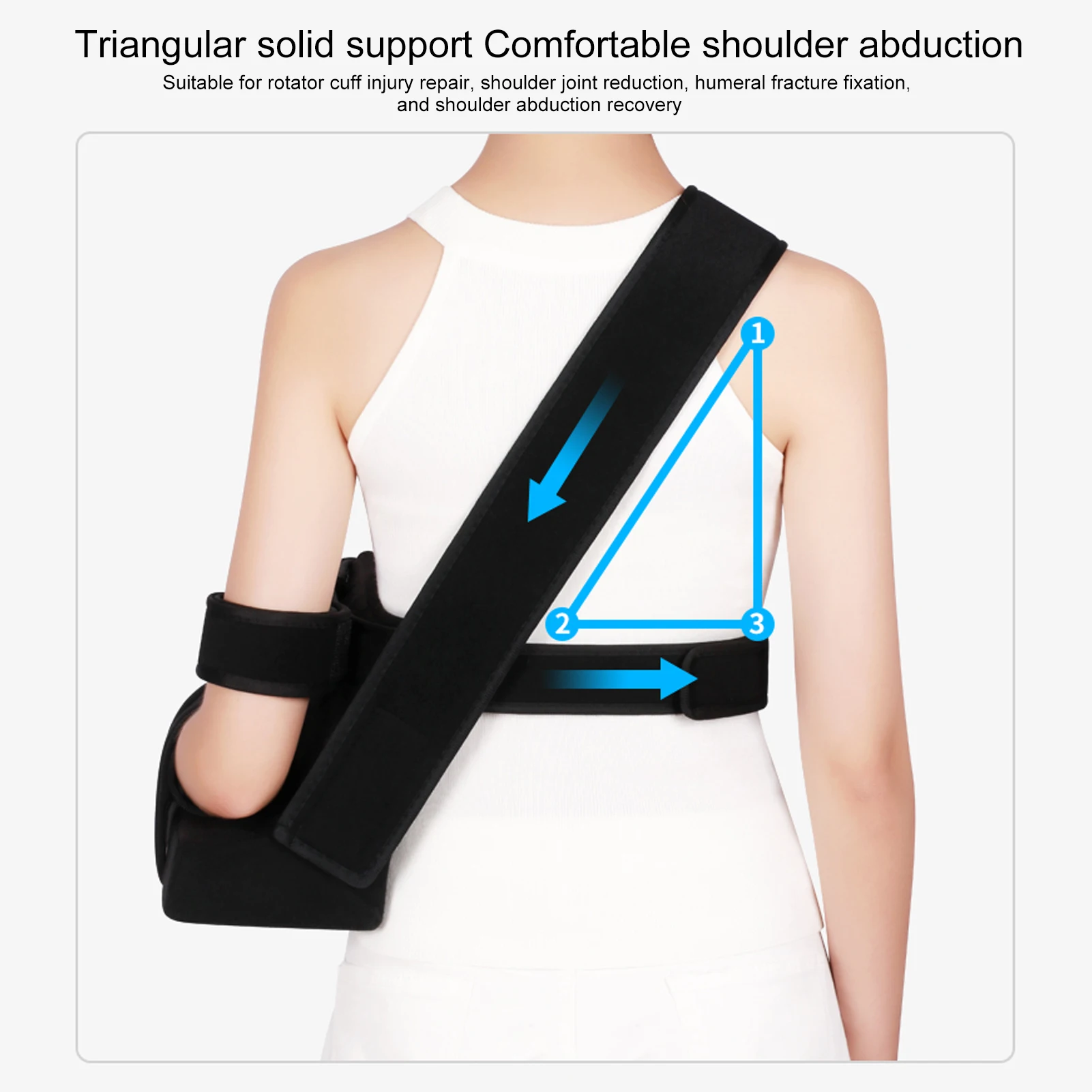 

Arm Shoulder Sling Elbow Support Immobilizer Protector Brace Broken Fractured Arm Strap Injury Sprain Arm Brace Sling