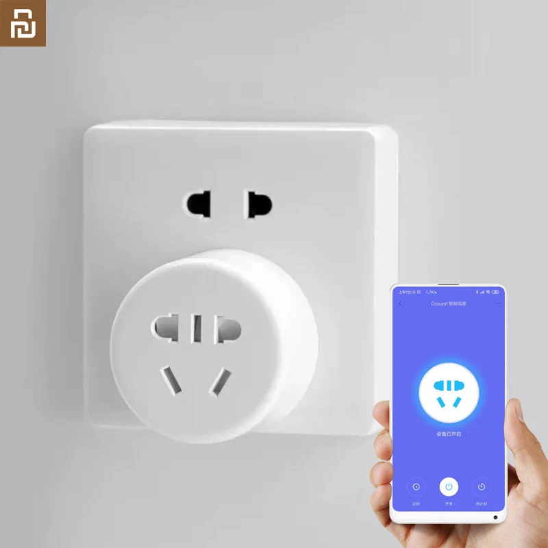 Умная розетка Youpin Gosund CP1 умная с Wi Fi таймером и пультом дистанционного управления