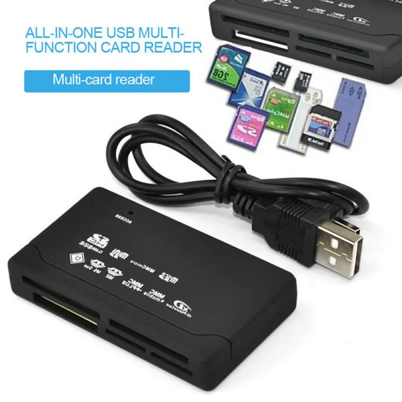

Professional Universal M2 XD CF Card Reader SD Card Reader USB 2.0 High Speed Memory Card Reader