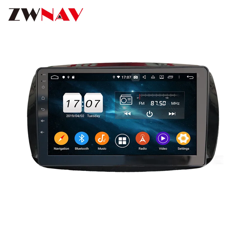 Android 9.0 4+64G DSP Carplay Car DVD Player GPS navigation For Mercedes Benz Smart 2016 Head Unit Multimedia Tape Recorder | Автомобили и
