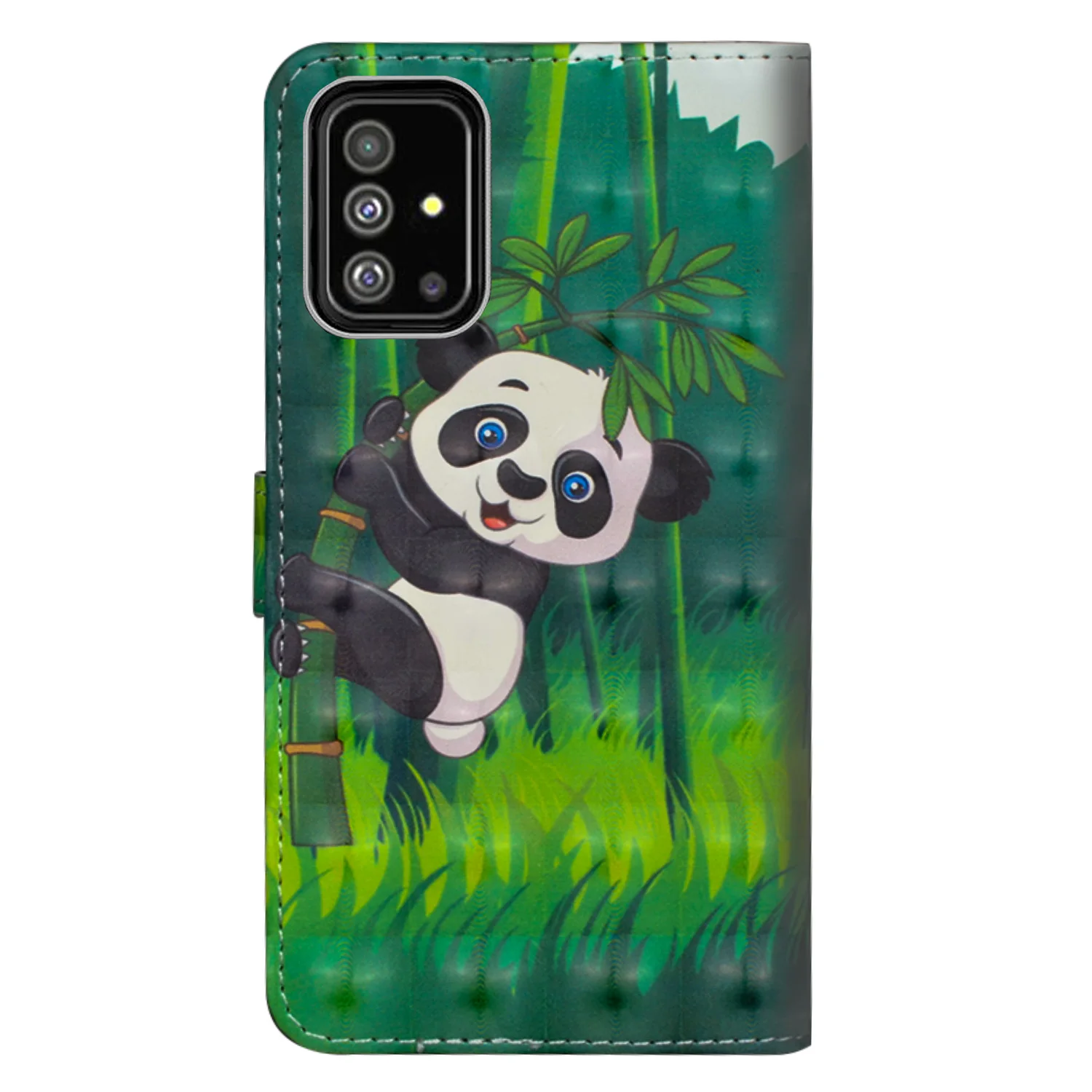 Кожаный чехол с откидной крышкой для Samsung Galaxy A51 A515 A71 A715 объемным бумажником и