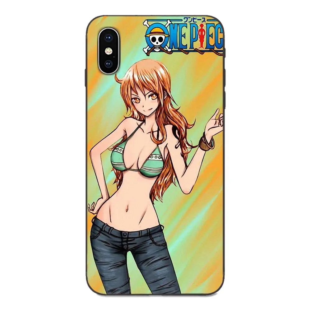 For Huawei Honor 5A 6A 6C 7A 7C 7X 8 8A 8C 8X 9 9X 10 10i 20 Lite Pro Soft Case Cover Anime One Piece Nami | Мобильные телефоны и