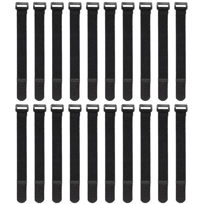 20pcs Fishing Rod Tie Holder Strap Fastening Cable Straps Cable Ties Set Magic Paste Organizer FH99