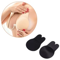 rabbit ear self adhesive push up bra women sticky invisible silicone strapless backless bras bralette underwear