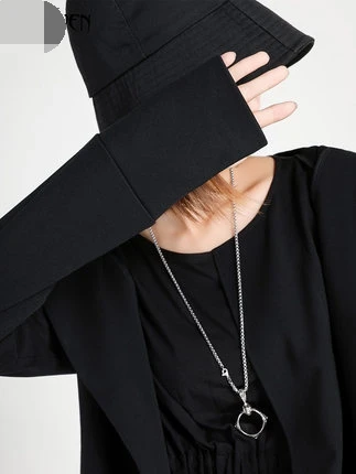 

Dark Cardigan jacket female spring and autumn INS tide 2020 new style jacket jacket jacket design feeling small small short tren