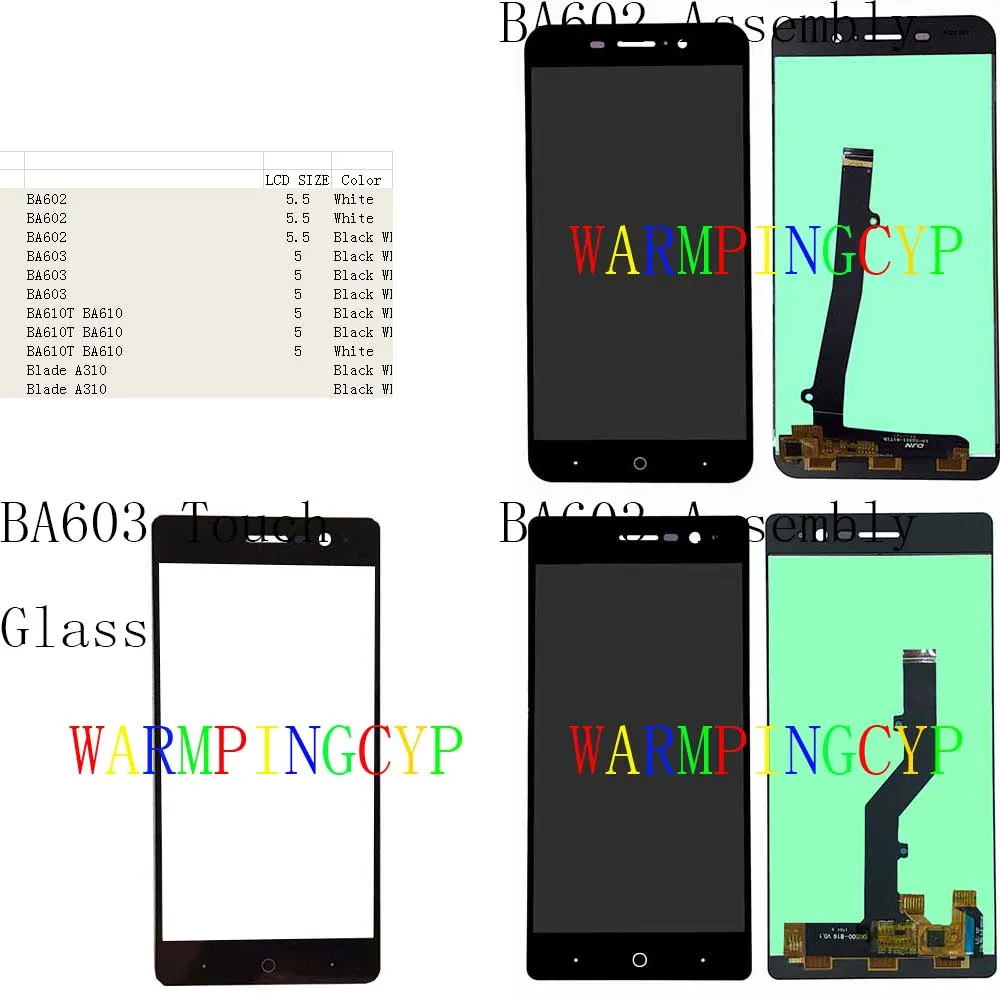 ЖК-дисплей с сенсорным экраном в сборе для ZTE AXON 7 Glass Max 7s A2017 C2017 A2018 C2016 | Мобильные