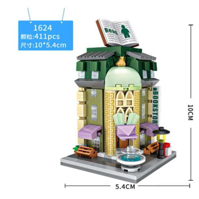 LOZ мини кирпичи архитектура строительный блок для магазина тортов сборка игрушек