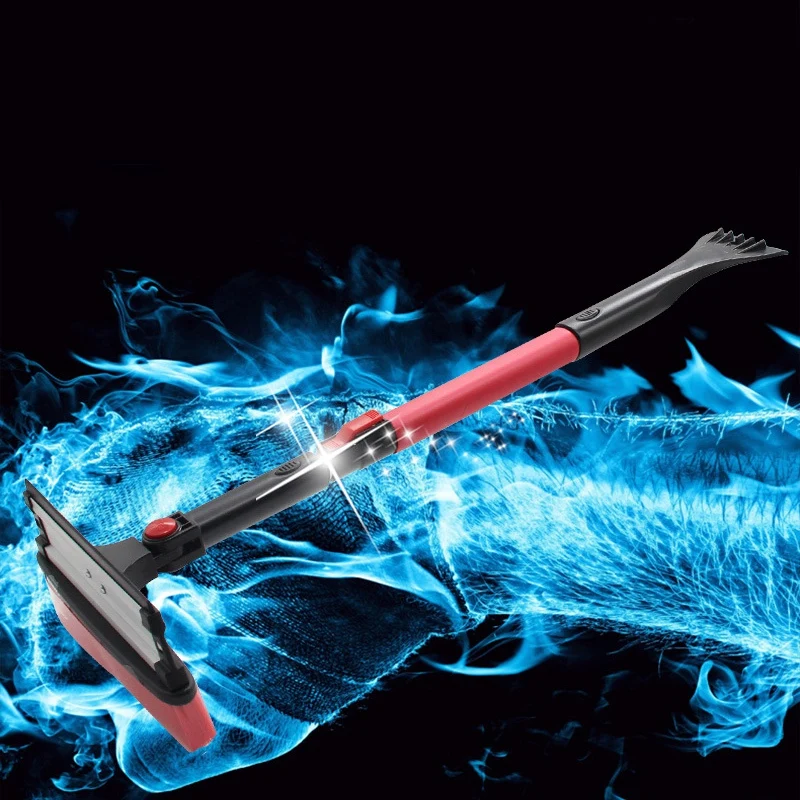 

3-в-1 автомобильный вращающийся Телескопический скребок снег щетки Противообледенительная Лопата для удаления размораживания щетка зимняя...