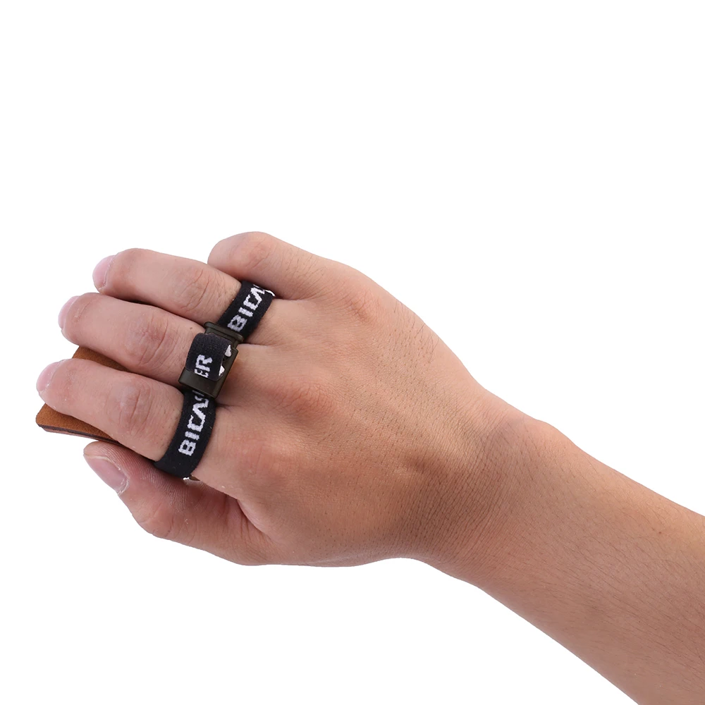 Защитная накладка на палец для стрельбы из кожи и латуни | Спорт развлечения