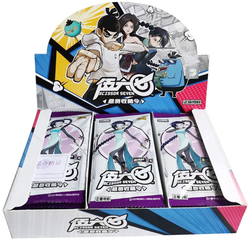 

Scissor Seven Letters Paper Card Letters One Games Children Anime Peripheral Character Collection Kid's Gift Playing Card Toy