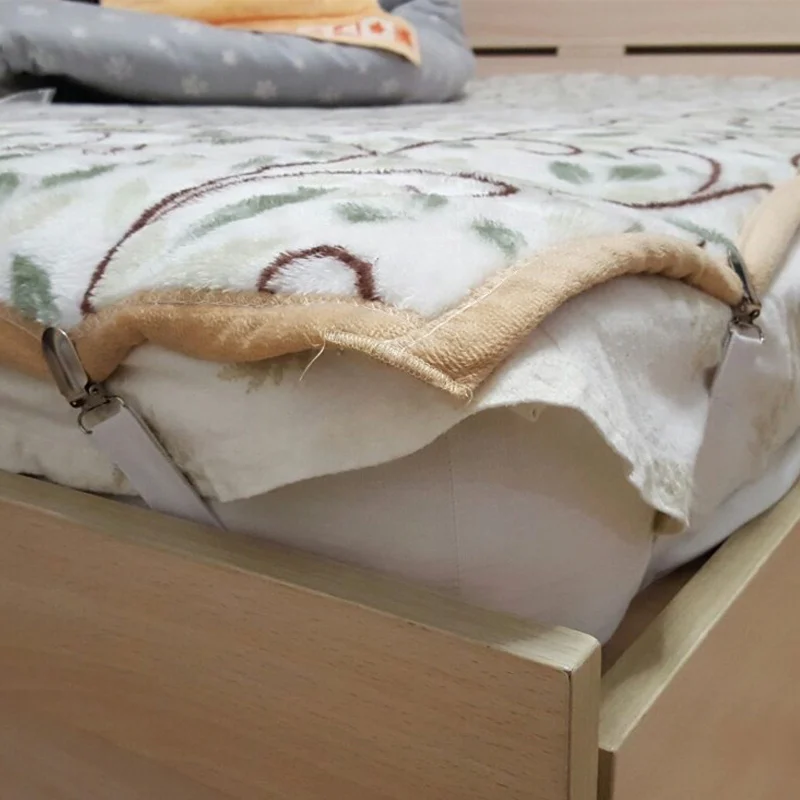 Лидер продаж 1 комплект регулируемые ремни подтяжки для простыни набор зажимов