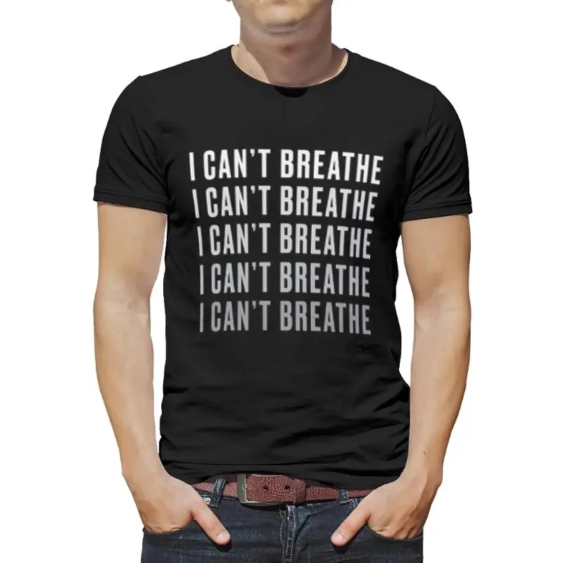 

Vintage I Can't Breathe Printed Men's T Shirt Casual Vintage Summer Tee Tops white xl"]