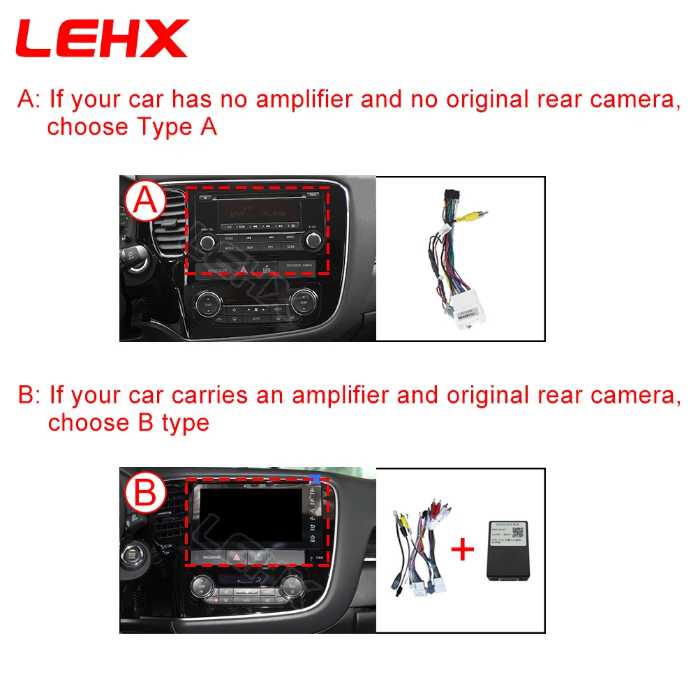 Мультимедийный видеоплеер LEHX 2 Гб + 32 ГБ Android 9 0 4G навигация GPS для Mitsubishi Outlander 3 GF0W GG0W