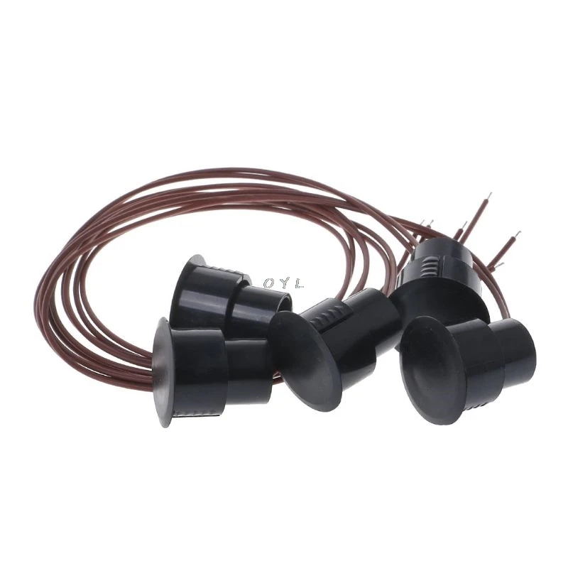 Встраиваемые магнитные контакты проводной датчик окон и дверей 5 пар|Сенсор