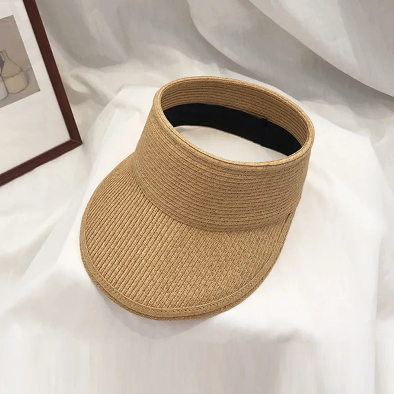 Шляпа Соломенная женская с резинкой винтажная шляпа широкими полями из атласа