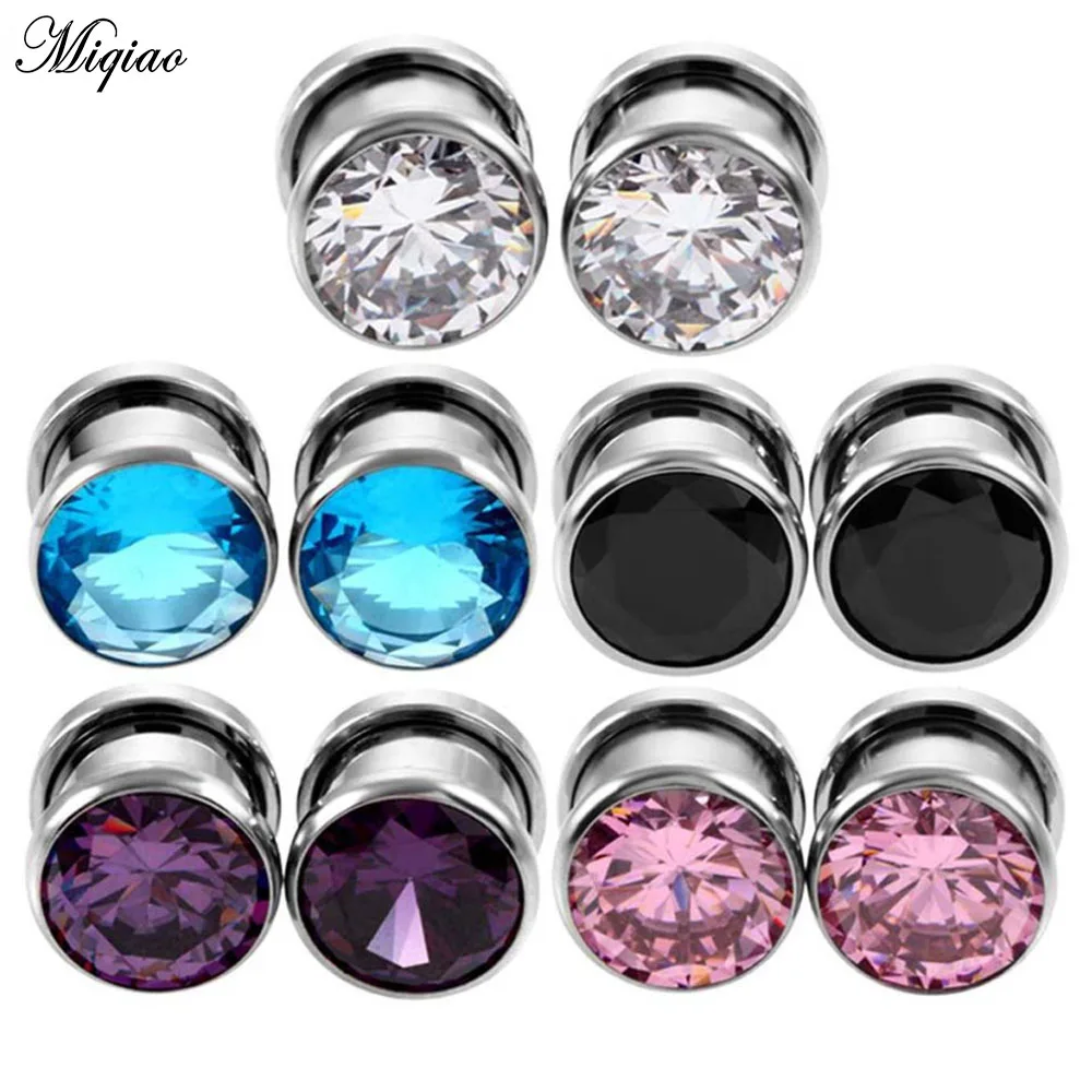 

Miqiao 2 Pcs Explosive Stainless Steel Ear Auricles Popular In Europe and America Ear Plugs