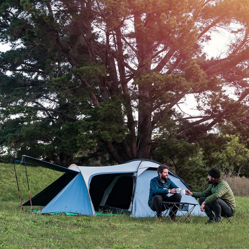 Палатка Naturehike Knight для 3 человек водонепроницаемая двухслойная большая семейная