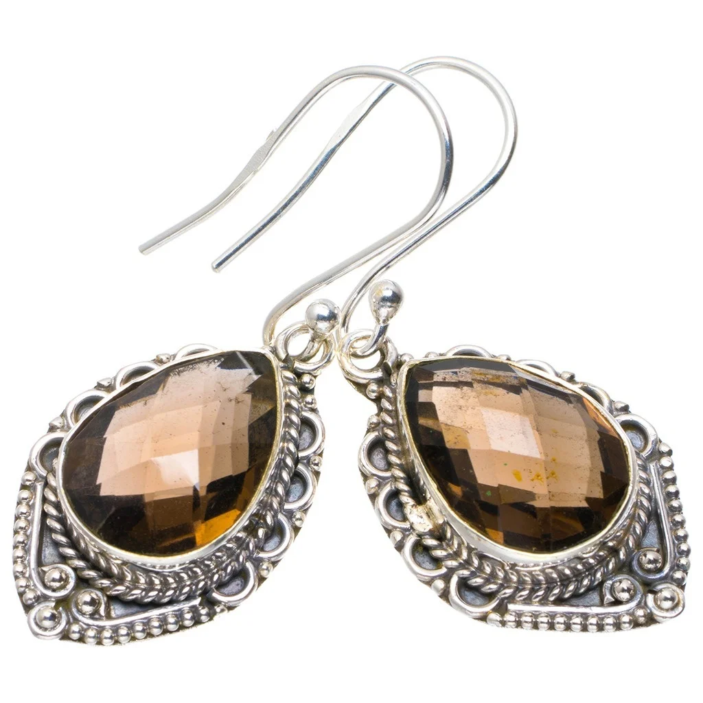 Натуральный розовый кварц бусы ручной работы уникальный 925 пробы Серебряные