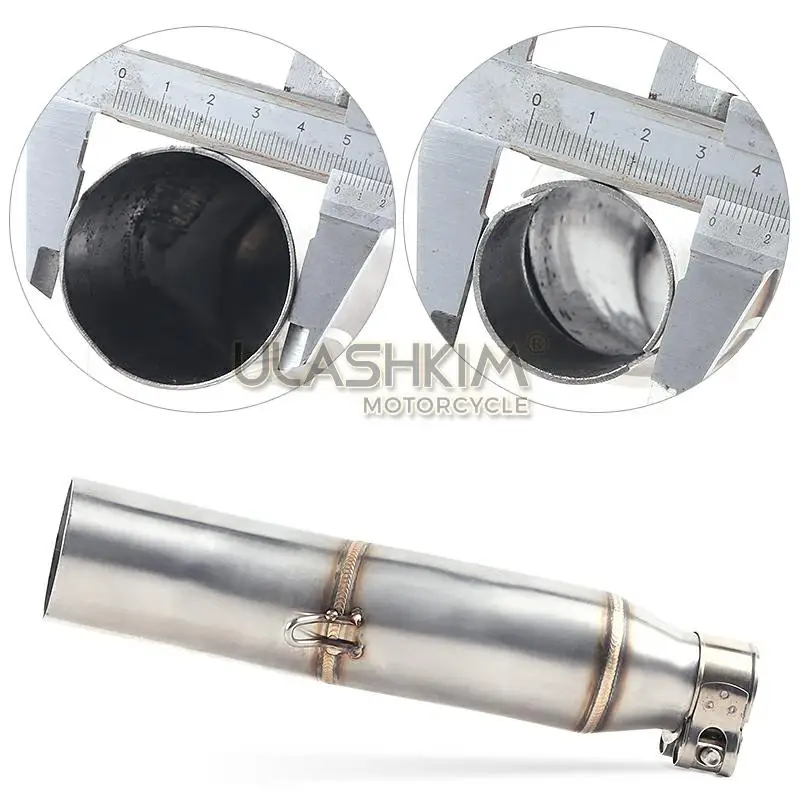 

Motorcycle Full Exhaust System Muffler Escape Slip On For YAMAHA XG250 XT250 Modified Contact Middle Pipe Adapter Connect