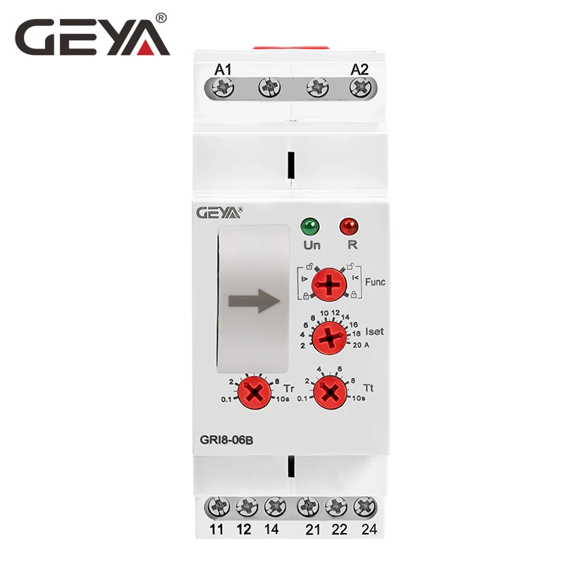 GEYA GRI8 06 реле постоянного тока 18 мм ширина 2SPDT 8A тестовое переменного/постоянного 24