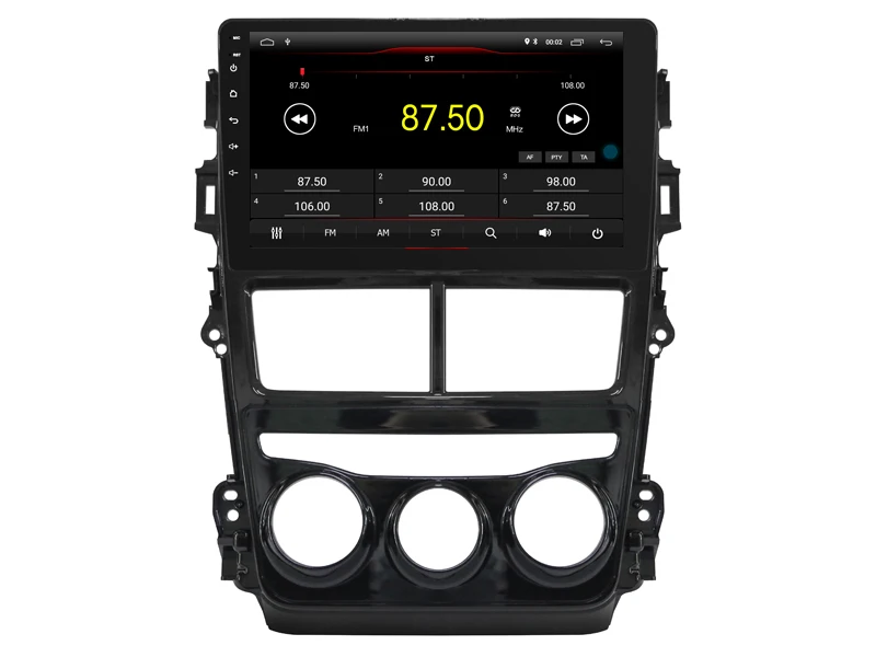 AVGOTOP Android 10 Bluetooth GPS автомобильный радиоприемник DVD-плеер для TOYOTA VIOS 2018 (версия с