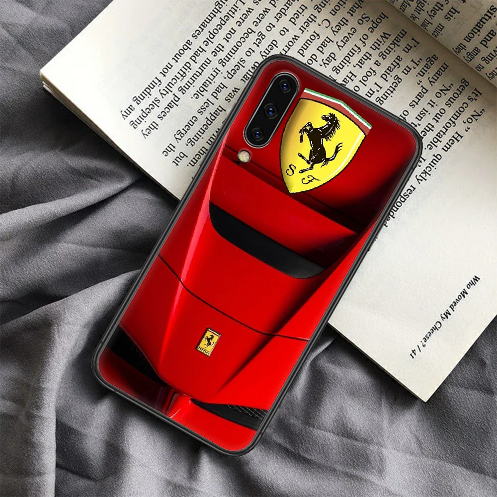 

sports car Ferraris horse Phone Case For Samsung Galaxy A 3 5 7 8 10 20 20E 21S 30 30S 40 50 51 70 71 black Shell Silicone Funda