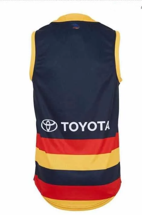 AFL ADELAIDE CROWS Мужская Домашняя футболка, размер S-3XL, принт на заказ с именами и цифрами, высокое качество