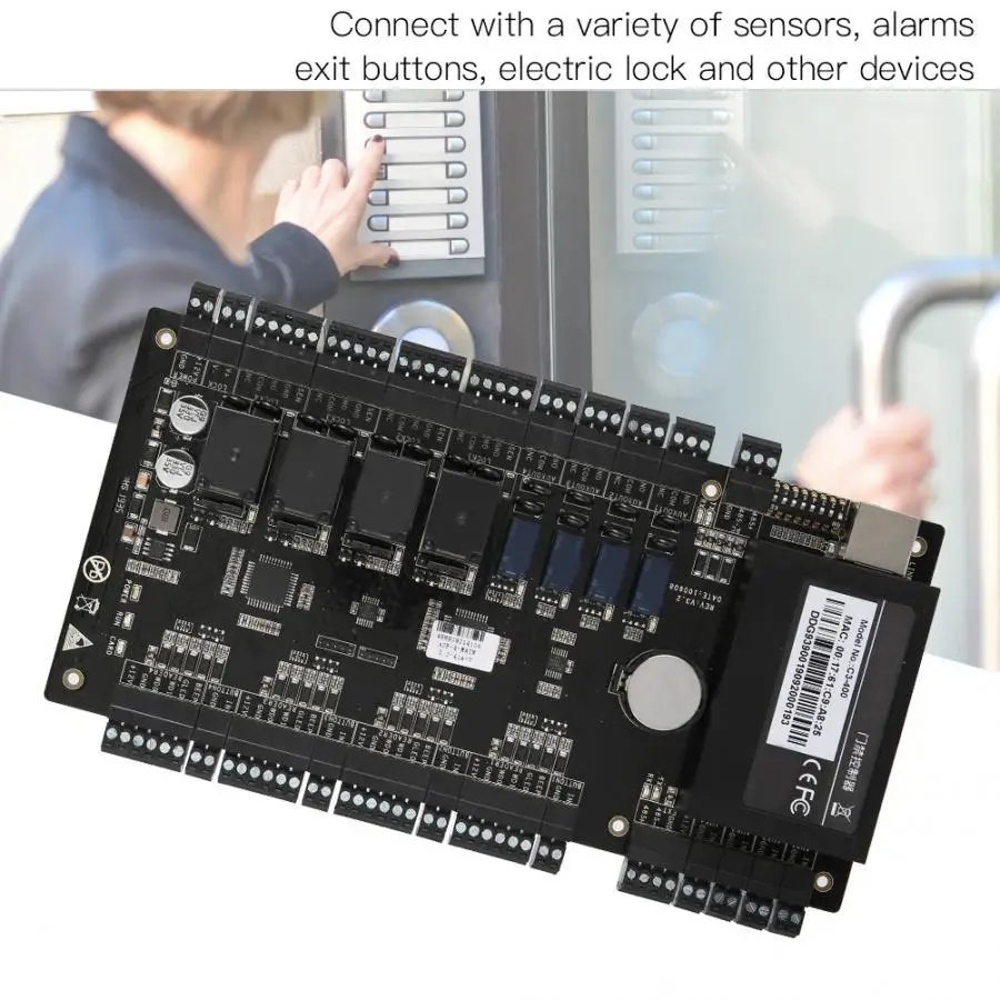 C3-400 TCP/IP двери Управление Wiegand26 Reader 4 доступа Панель доска B/S структура