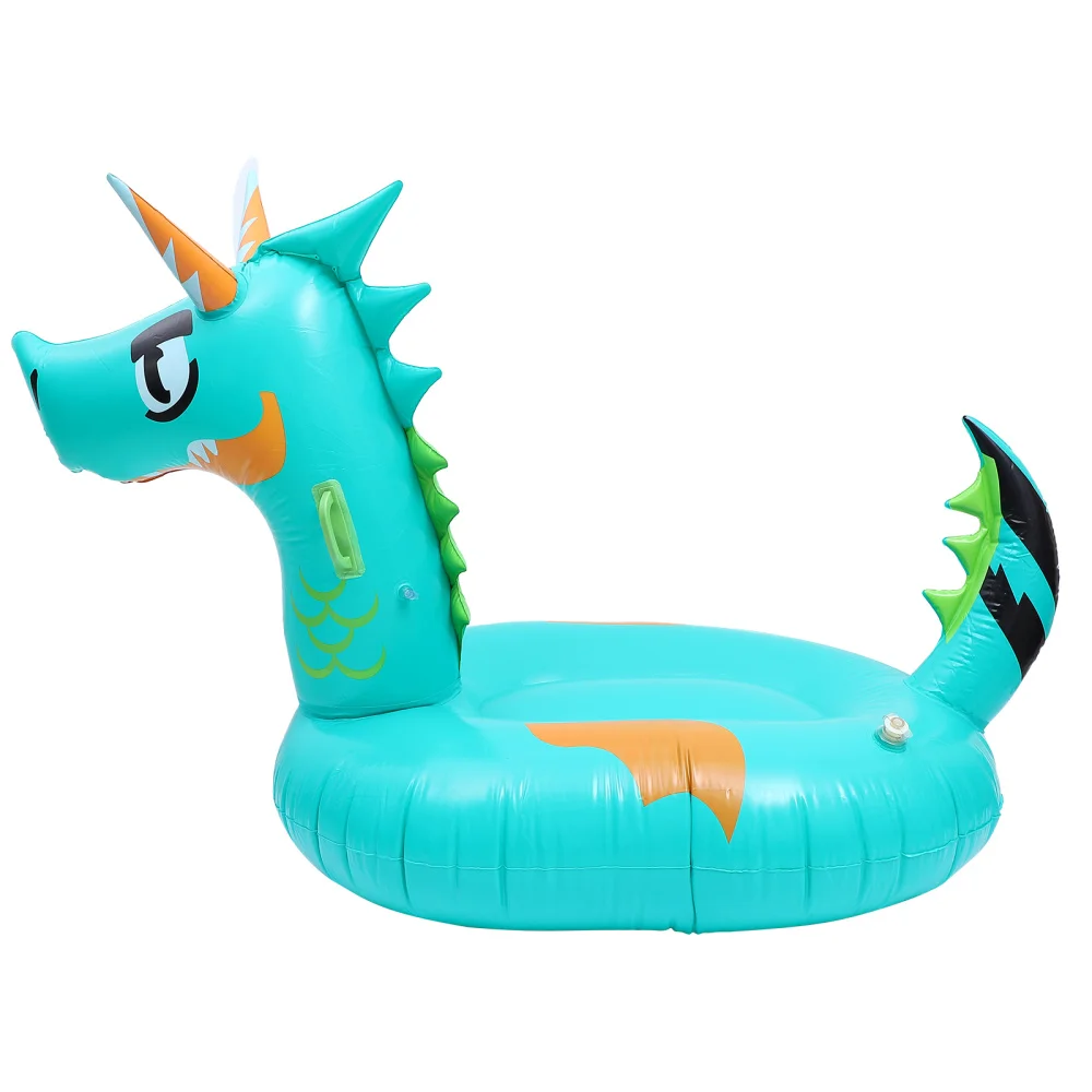 

Portable Dragon Floating Bed Inflatable Floating Mat Swimming Pad Swimming Bed