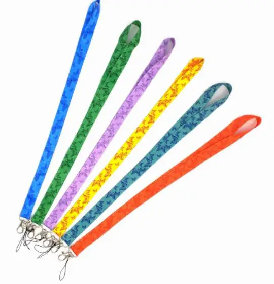 100 шт. ремешок на шею с бабочкой шнурок держатель веревка подвеска брелок