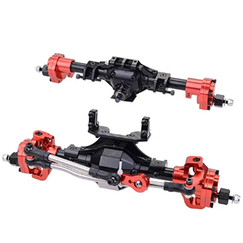 Металлическая передняя и задняя портальная ось для 1/10 RC Crawler Axial SCX10 III 90046 90047 KIT