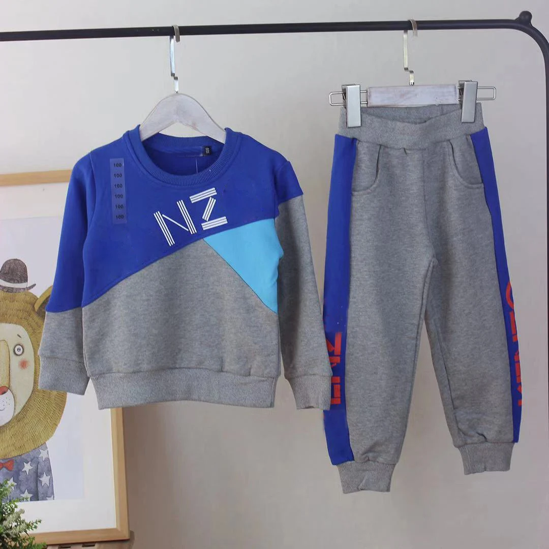 Весенние детские комплекты одежда кашемировый пуловер с круглым вырезом топ