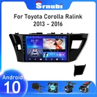 Srnubi Android 10 автомобильный радиоприемник для Toyota Corolla Ralink 2013 2014 2015 2016 мультимедийный видеоплеер навигатор GPS 2 Din WIFI DVD