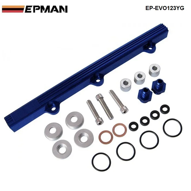 Алюминиевая заготовка топливный инжектор топливная направляющая Turbo Kit Blue