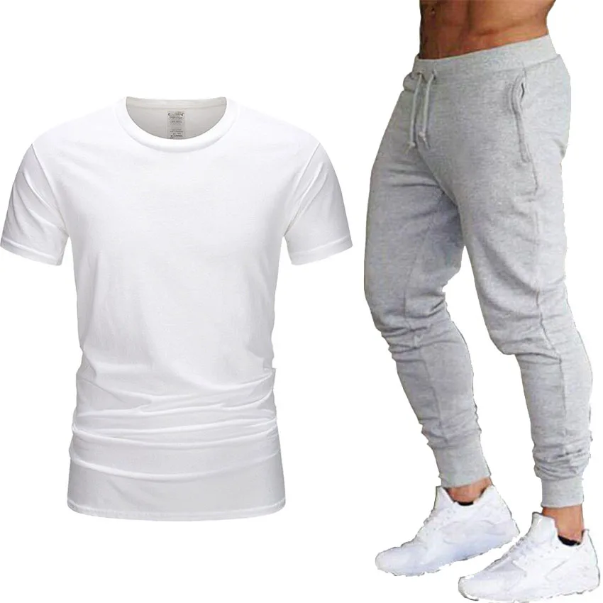 Бесплатная доставка комплект из 2 предметов мужской спортивный костюм одежда для