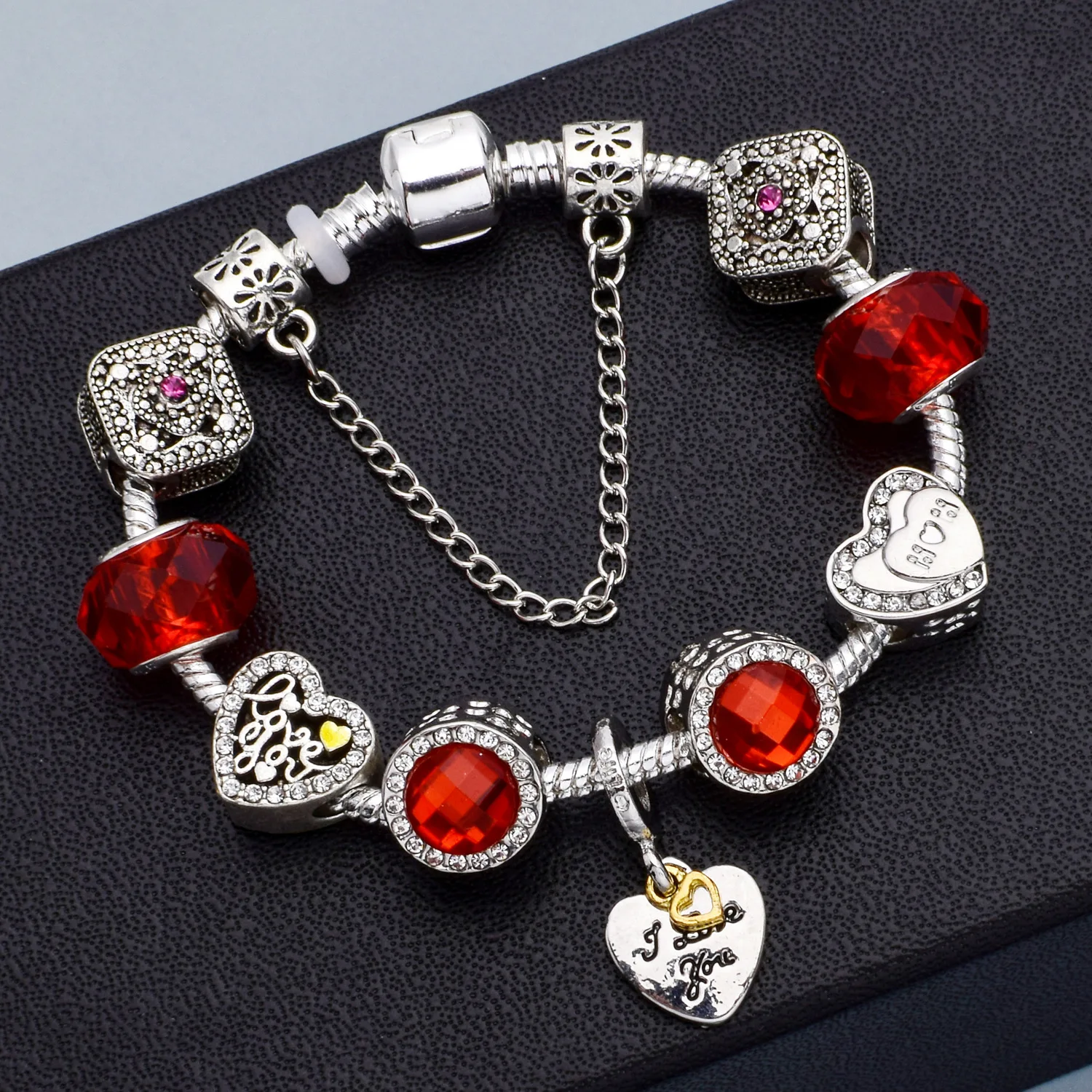 Новинка 2021 браслет искусственная кожа красный браслет-цепочка в виде змеи с