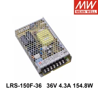 mean well lrs 150f 36 85 264v ac to dc 36v 4 3a 154 8w meanwell lrs 150f single output switching power supply