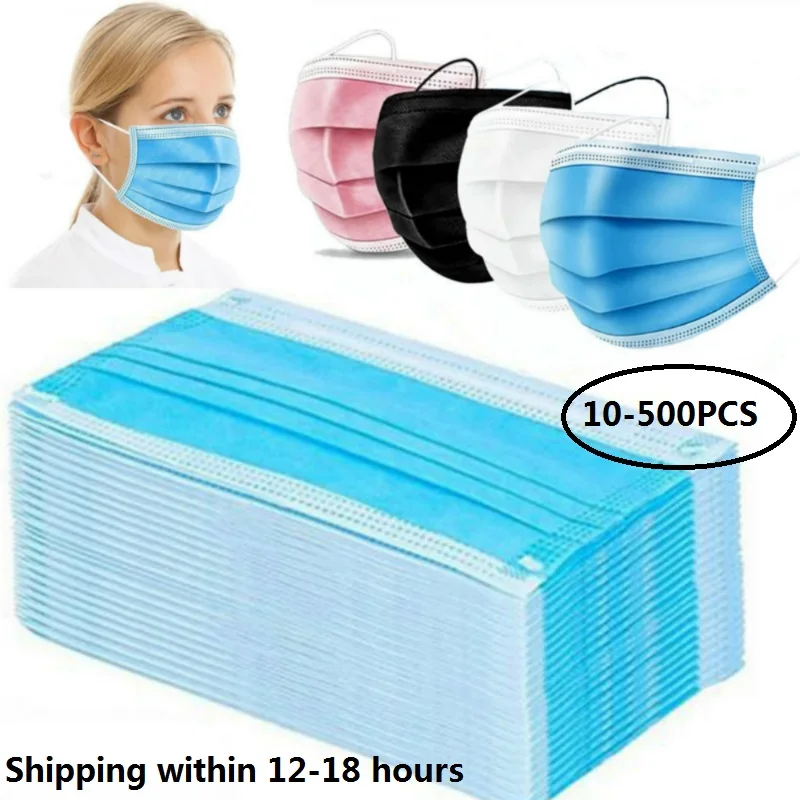 

10-500 шт. маска для взрослых одноразовые Mondmasker сварочная маски со ртом для лица из нетканого материала аэродинамическим способом из расплава ...